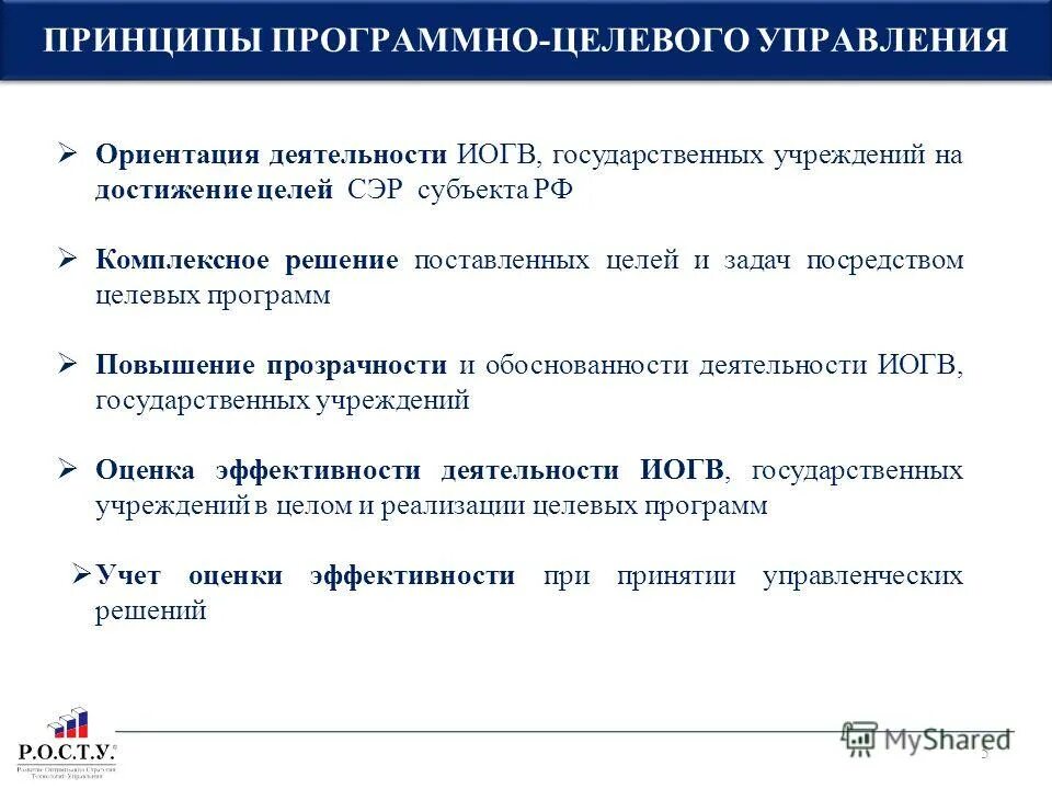 Программно целевая программа. Программно целевая программа