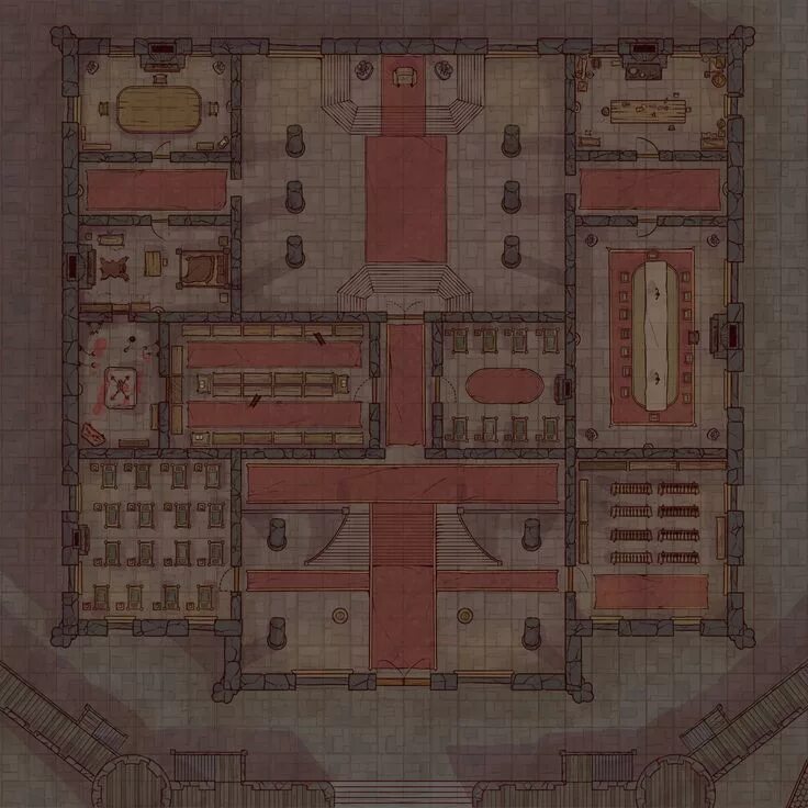 Днд крепость. Battle map замок днд. крепость map dnd. замок карты днд тронный зал. карта днд тронный заллзамка.
