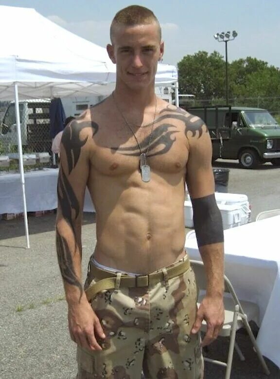 Russian army boy