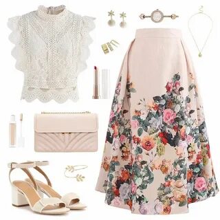 Classy Romantic Pink #Chicwish Kleding stijlen, Hijab stijlen, Elegante outfit