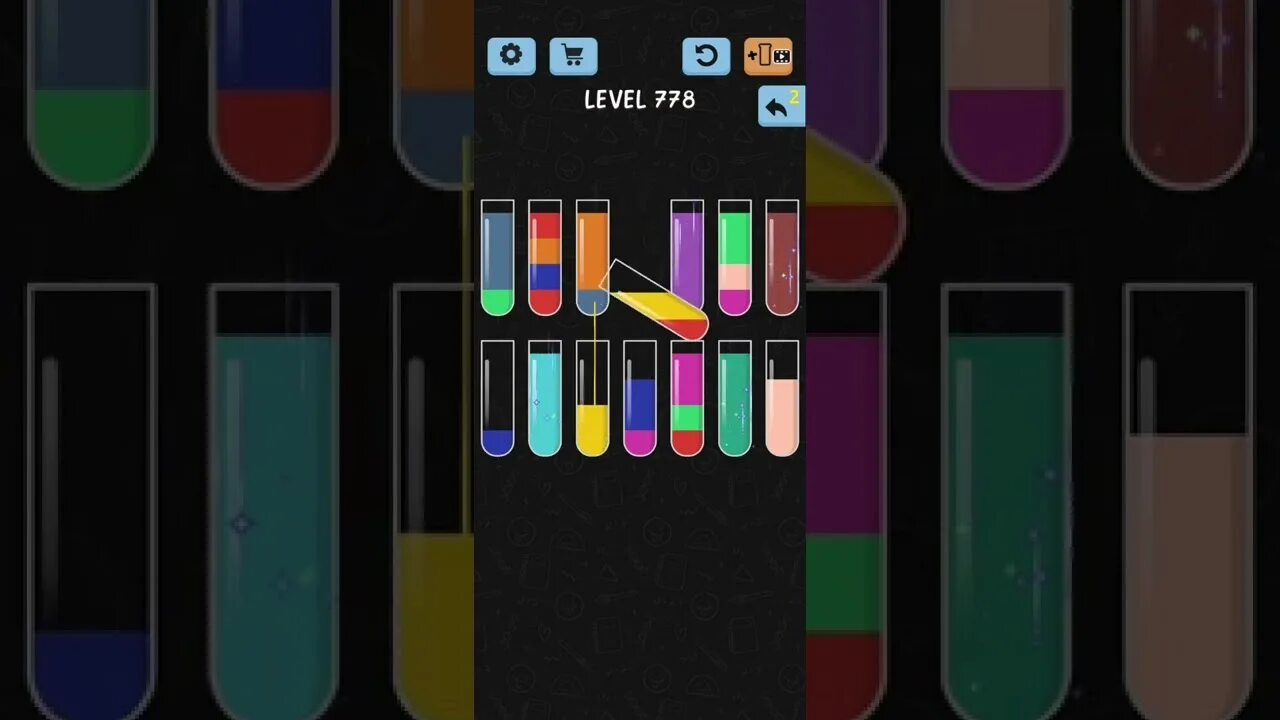 Игра water color sort. Игра water color sort