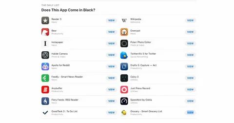 Dark app store
