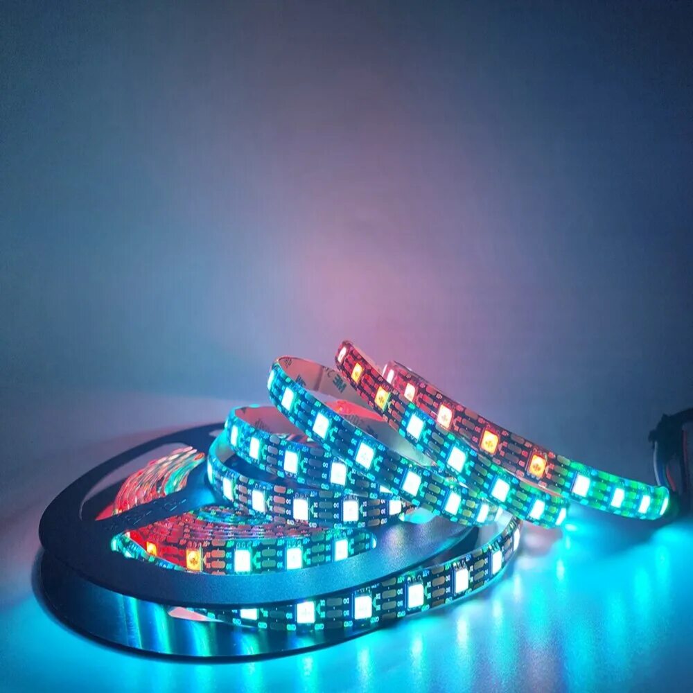 Светодиоды. Luces led. Подсветка для телефона. 12788. Стена неон.