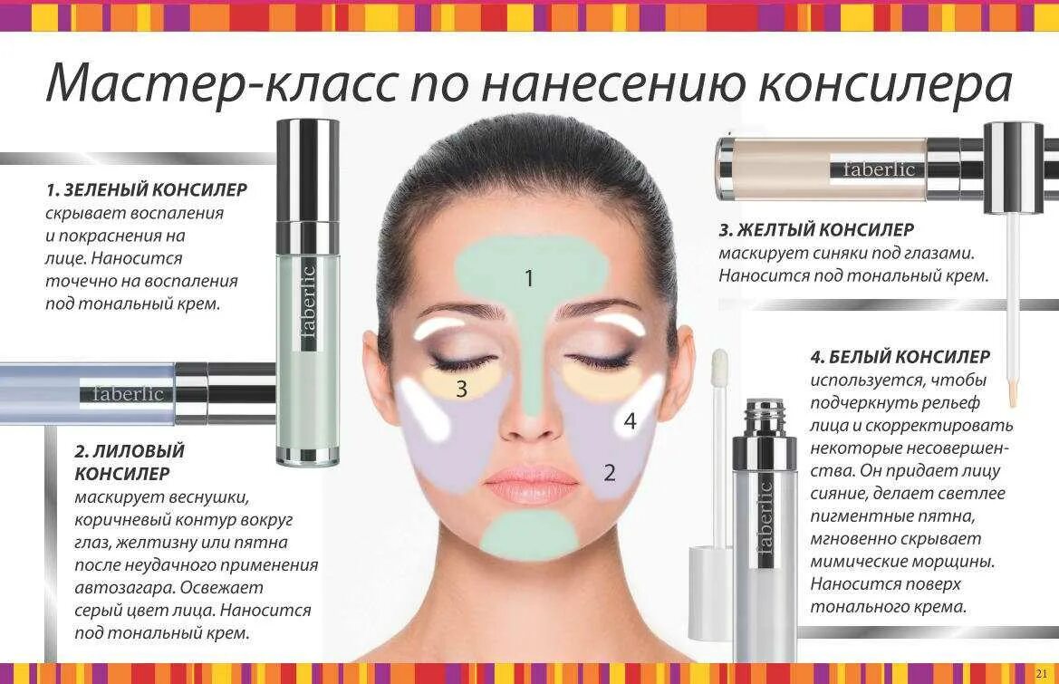 Инструкцию применения корректоров