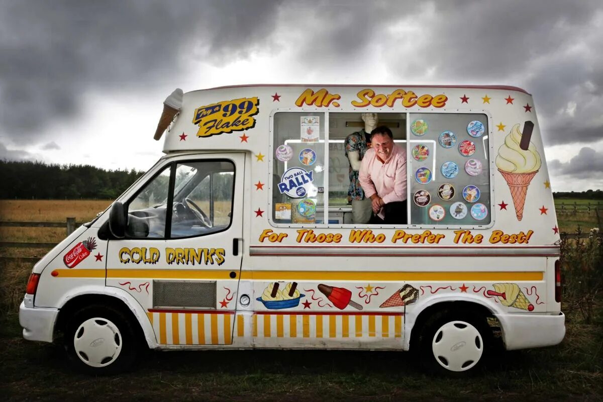 Фургон мороженщика Ice Cream. Фургон мороженщика рода. Фургон мороженщика 4. Фургон кулинарный.
