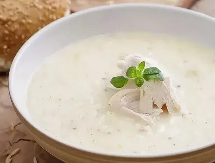 Суп пюре с молоком