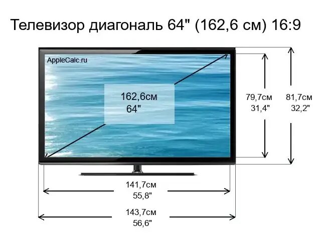 Размеры телевизоров. Диагональ телевизора. Телевизор 50 дюймов Размеры. Размеры телевизоров в см. Ширина телевизора диагональю 55 дюймов