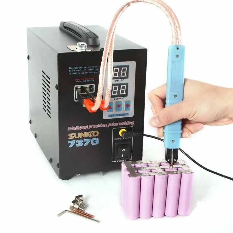 Аппарат сварки аккумуляторов купить. SUNKKO 737g Battery spot Welder 1.5KW led Light spot Welding Machine for 18650. SUNKKO 737g точечная сварка. Аппарат точечной контактной сварки аккумуляторов 18650. SUNKKO 737g Battery spot.