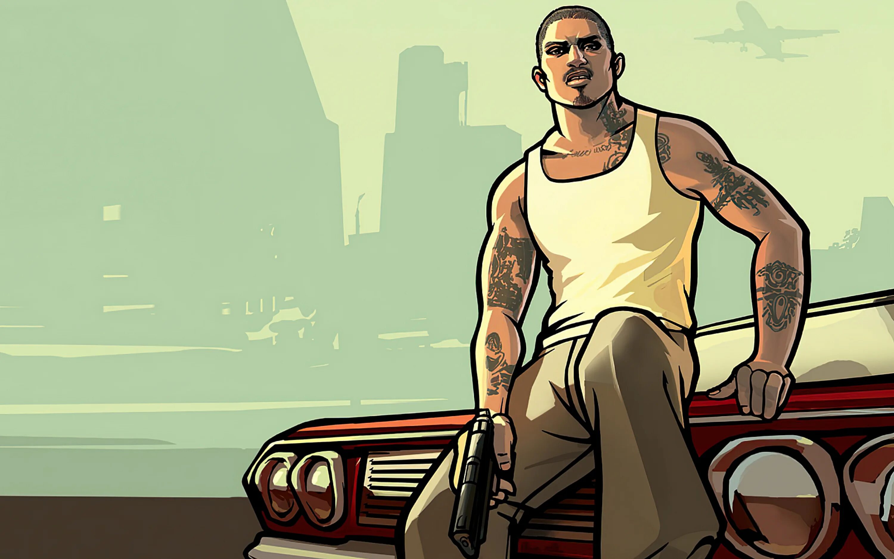 San andreas com. ГТА Сан андреас ремастер. GTA San Andreas Чезаре.