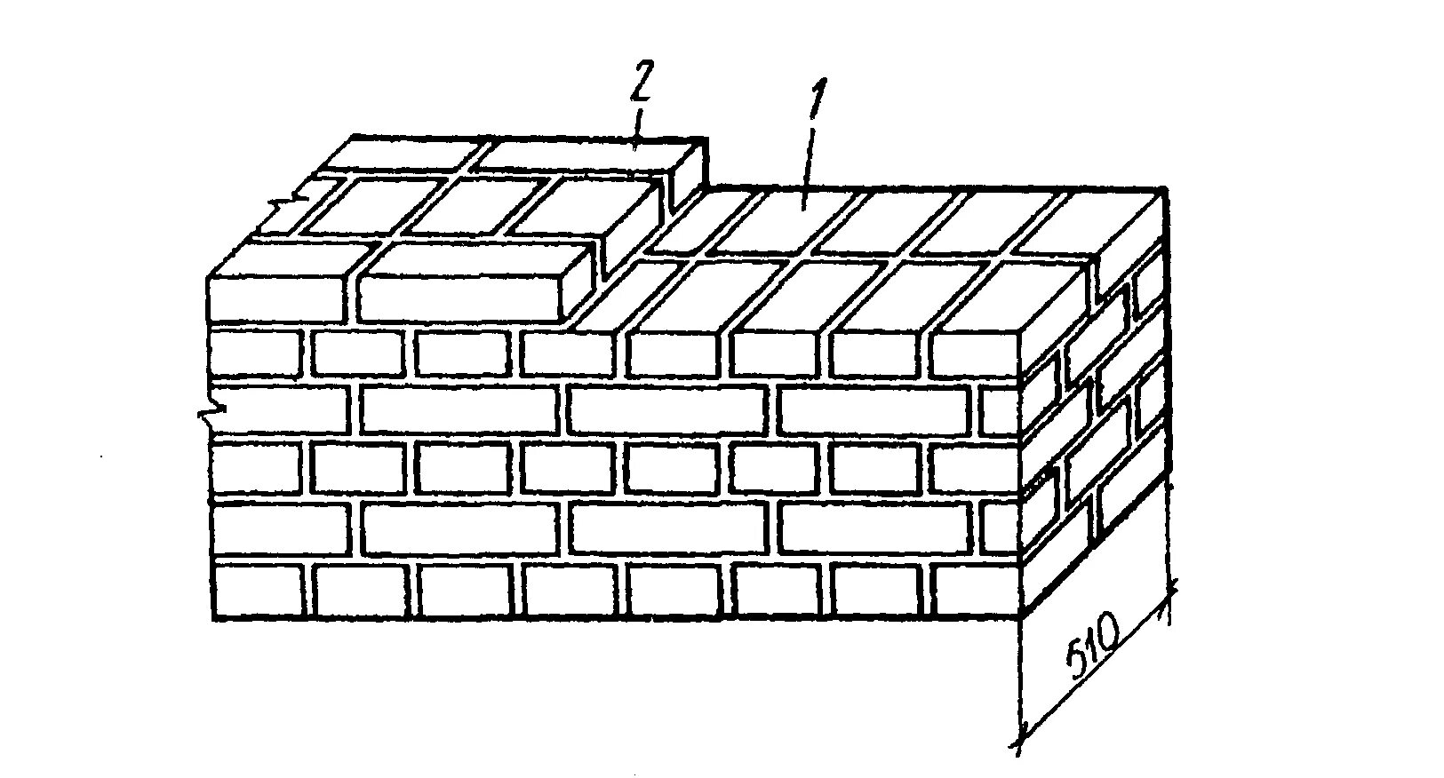 Однорядная система перевязки швов. Перевязка кладки 510 мм. Кирпичная кладка 510 перевязка. Перевязка кирпичной кладки толщиной стены 250мм. Кирпичная кладка наружных стен. 510 Мм.