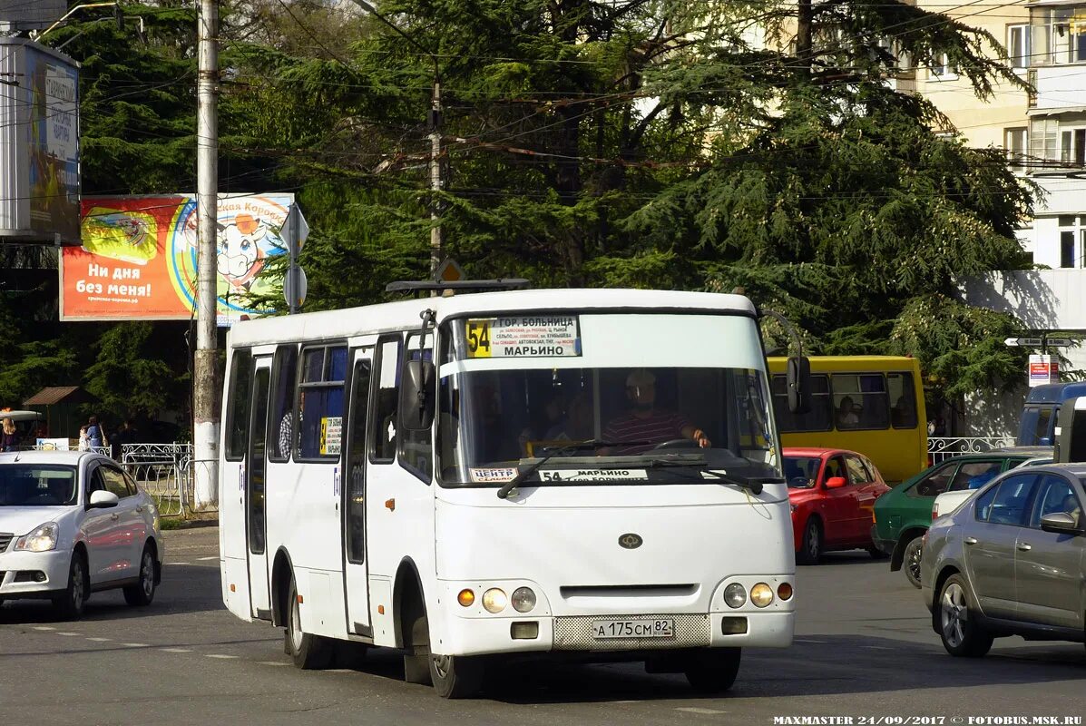 Автобусы симферополь город. Маршрутка 54 Симферополь. 82 Автобус Симферополь. 54 Маршрут Симферополь.