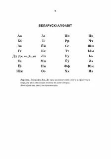 Как пишется белорусская буква и