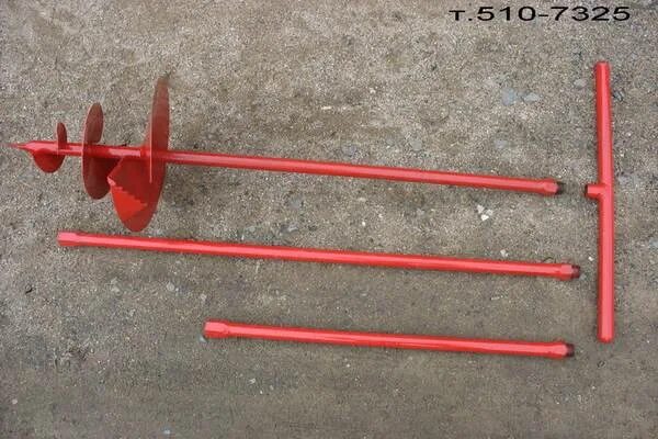 Бур садовый шнек. Бур ручной 2 шнековый 200мм (уралхозторг). Бур садовый шнековый, 250 мм. Земляной ручной. Садовый бур станкоинструмент.