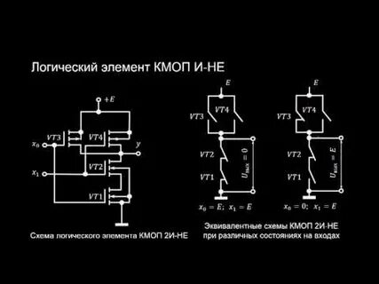 Логические элементы кмоп
