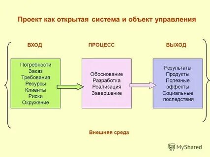 Проект как открытая система