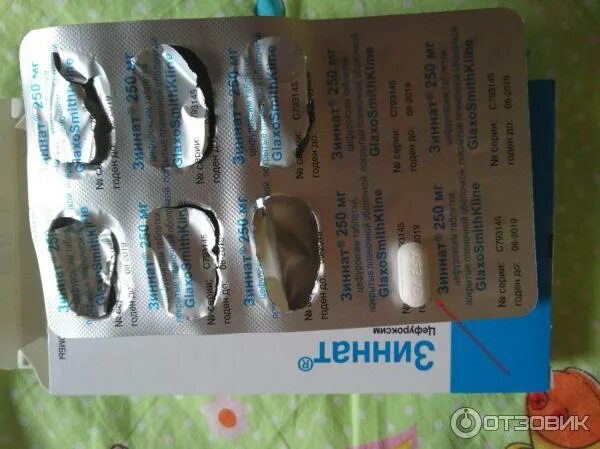 Отзыв о Антибиотик GlaxoSmithKline Зиннат (Цефуроксим) Иногда без антибиотиков н