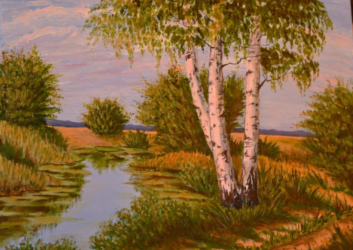 Люблю природу русскую осень. Природа Некрасова. Картины акрилом пейзажи с березами. Некрасов пейзаж. Живопись акрилом пейзажи березы.