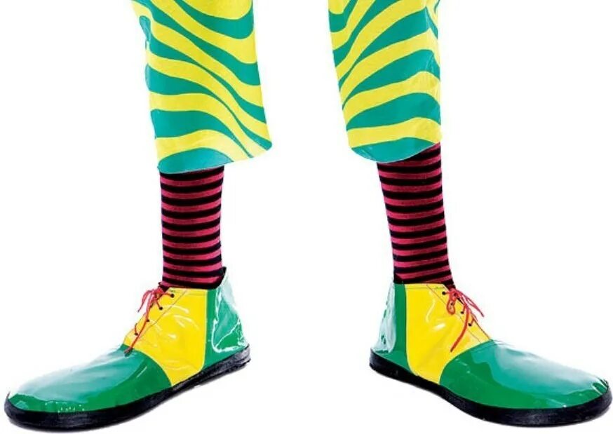 Нога клоуна. Клоунские штаны. Клоун с длинными ботинками. Ноги клоуна. Клоунские ботинки длинные.