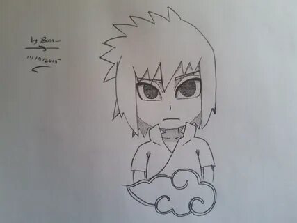 how to draw sasuke uchiha chibi