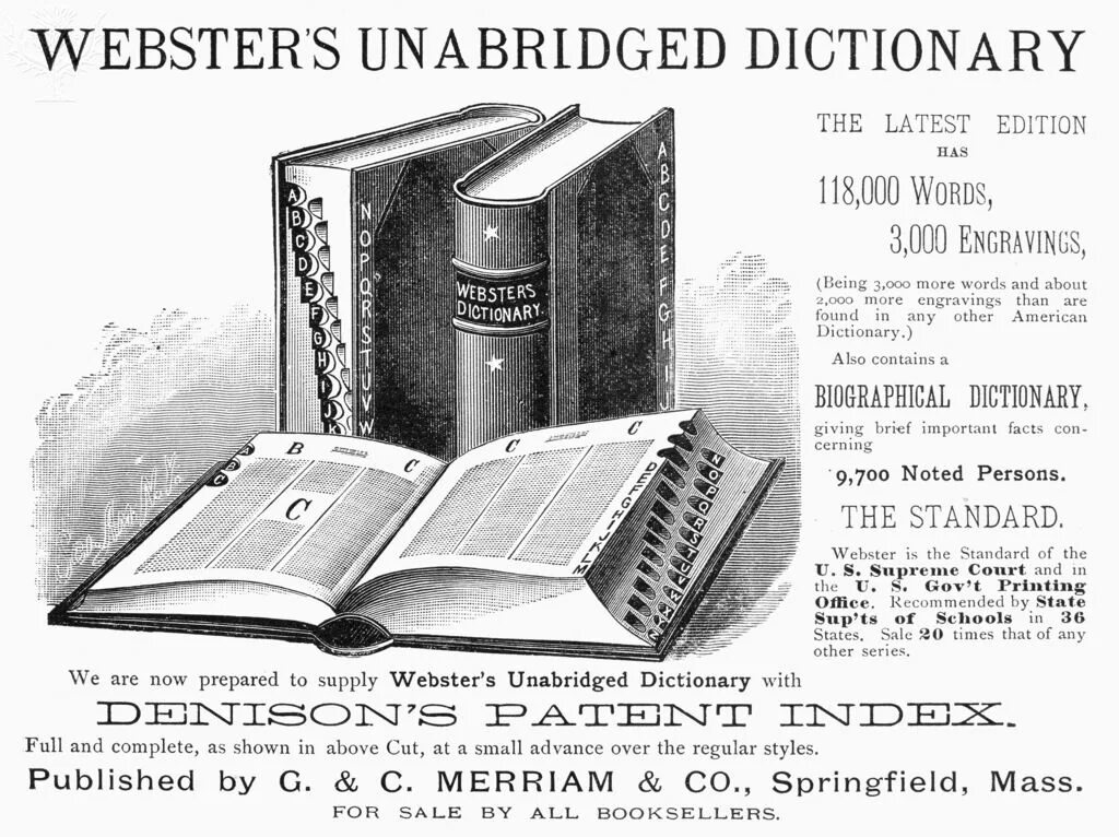 First dictionary. Словарь Вебстера. Dictionary. Словарь Британика. Третье издание словаря Вебстера.