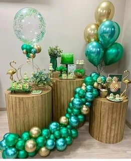 Шары изумрудного цвета