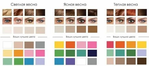 Теплые цвета глаз