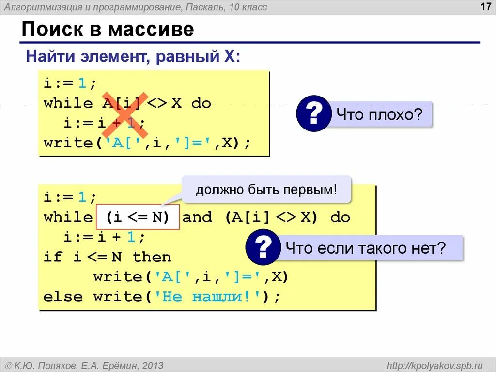 Программирование 10 класс Паскаль. Поиск в массиве программа. Алгоритмизация и программирование Паскаль. Поиск в массиве элемента Pascal. Элемент массива pascal