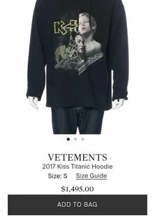 Vetements titanic