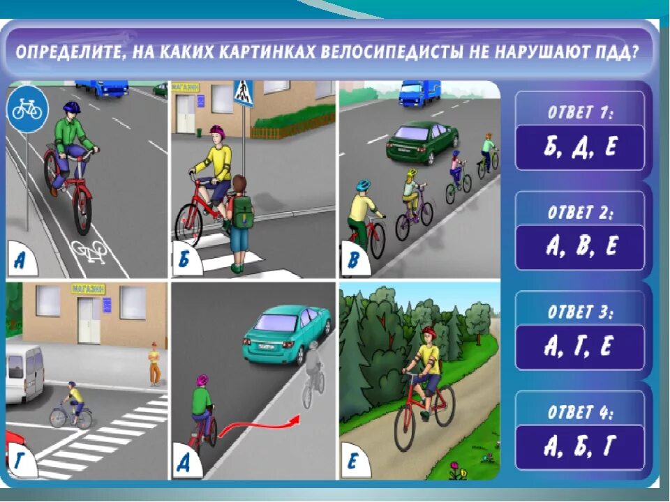 Бесплатные тесты правил дорожного движения. ПДД. Дорожные ситуации для велосипедистов. Правила дорожного движения. ПДД для велосипедистов безопасное колесо.