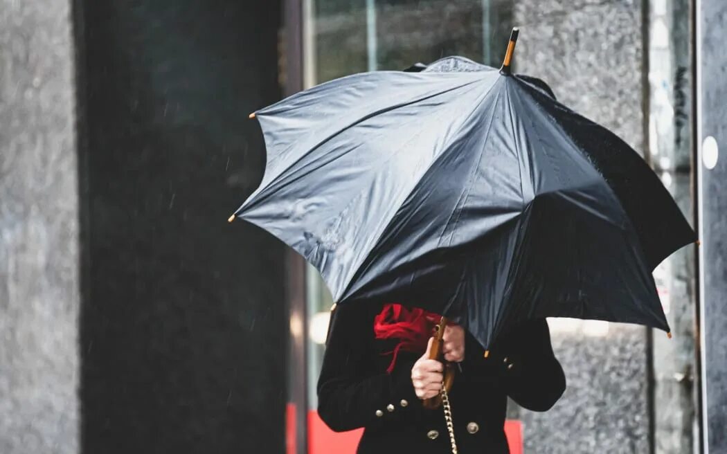 Working in the rain