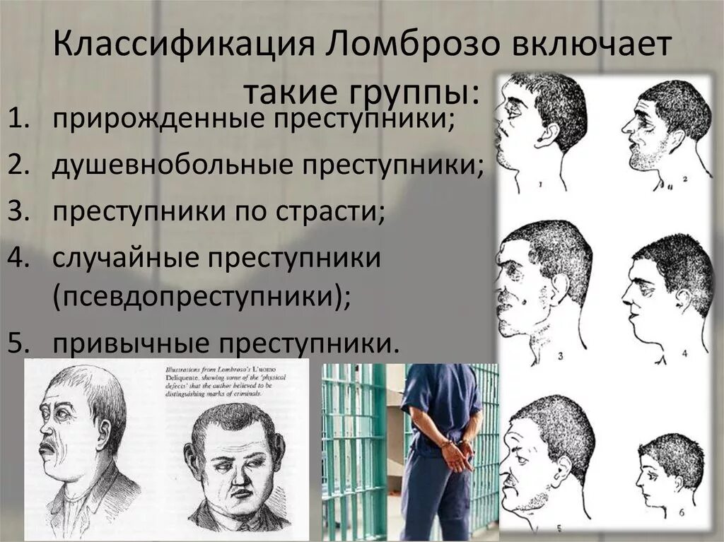 Теория ламброзо. Классификация чезаре ломброзо. антропологическая теория ломброзо. типология личности ломброзо. типология преступников по ломброзо.