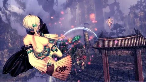 boobs, big boobs, blonde, Blade & Soul, Online games, mmorpg, PC gaming...