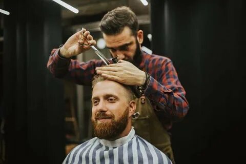 At the barber s