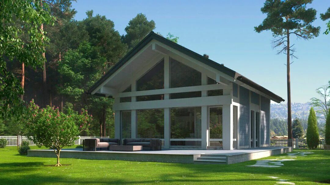 М. Das hause. Дом с разноскатной крышей. Das hause. Musterhaus duo.