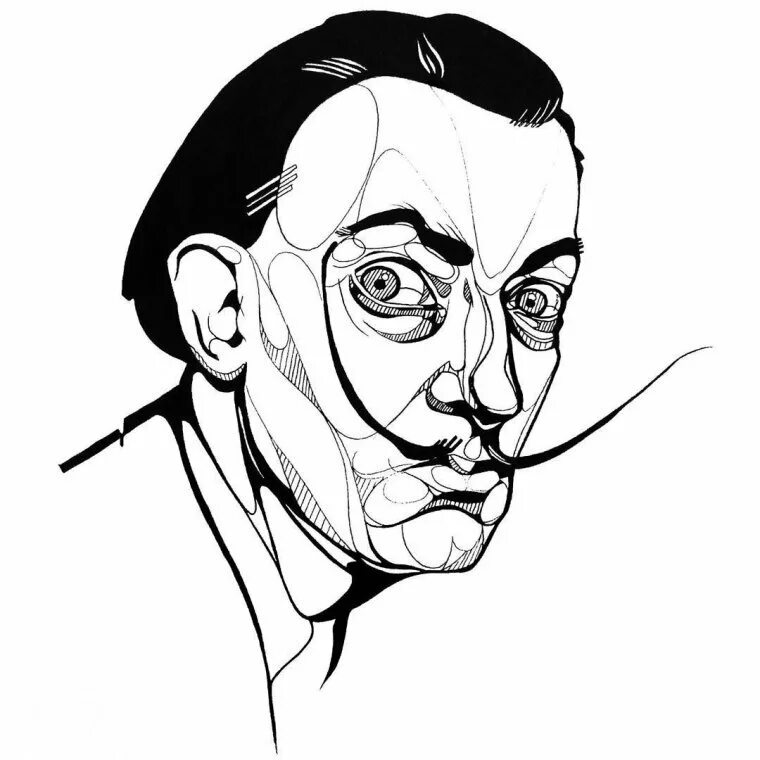 Данный рисунок. Сальвадор дали портрет. Сальвадор дали портрет Графика. Сальвадор дали портрет рисунок. Сальвадор дали анфас.