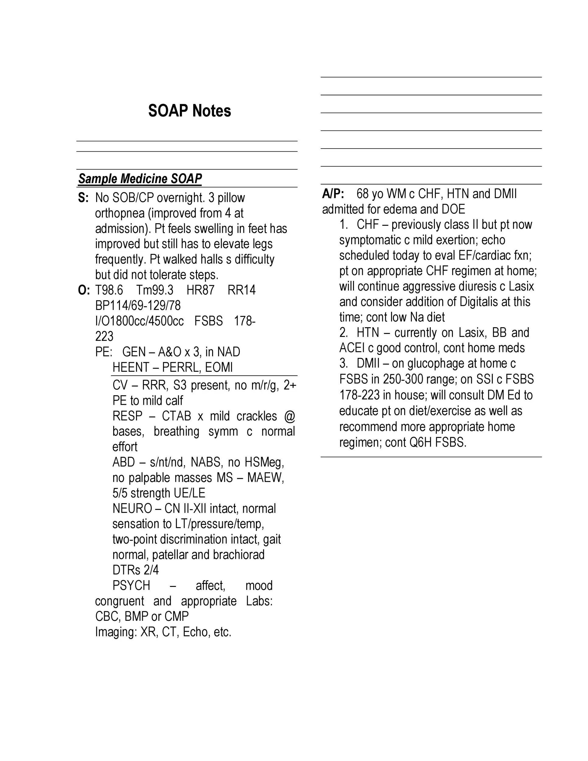 Note examples. Soap notes. soap samples. s.o.a.p. notes. soap notes word.