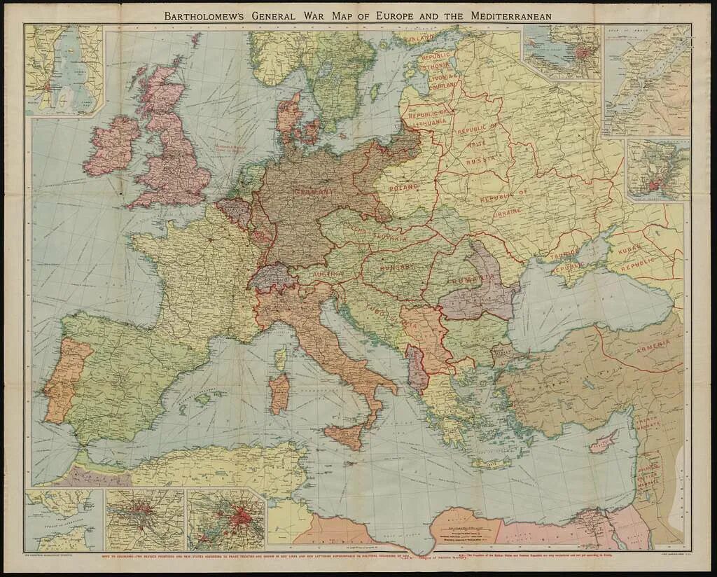 Страны европы в 1920 1930 е гг. Границы европы 1914. карта европы 1914. границы 1914 года в европе. политическая карта европы 1920.