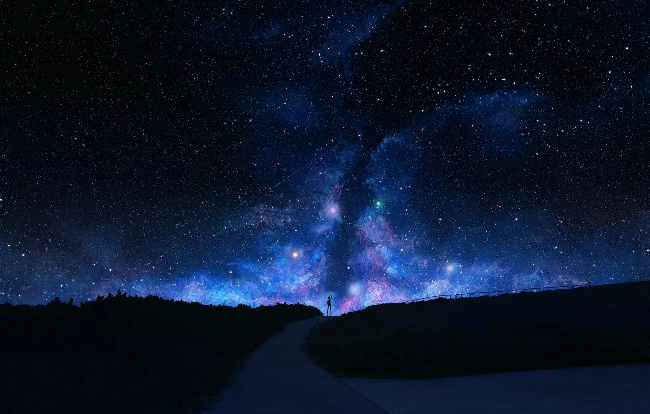 Звездное небо дорога. Небо ночью. Ночное небо и дорога. Звездное небо. Звездное небо ночью.