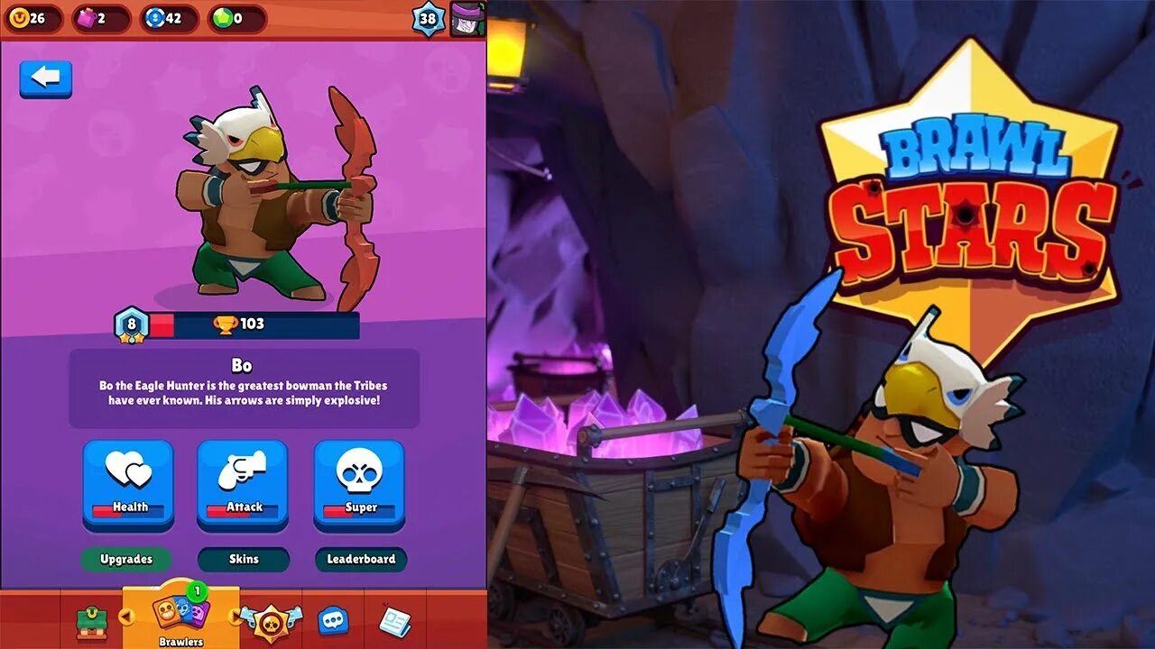 Все редкости в бравл старс. Brawl Stars бо. Бо эпический БРАВЛЕР. Стрела бо БРАВЛ старс. Бо эпический БРАВЛ старс.