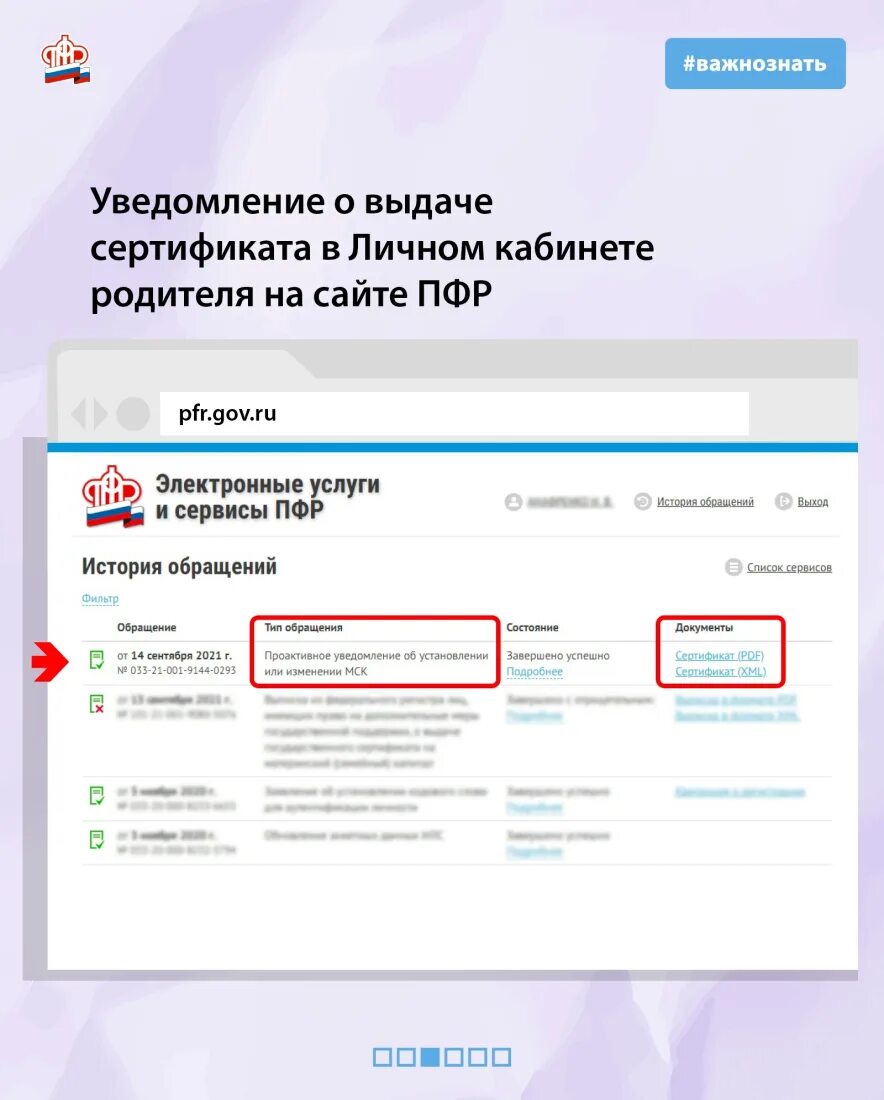 Сайт pfr gov ru