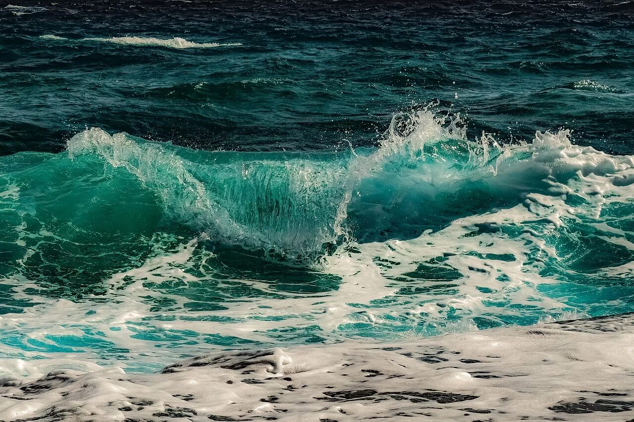 Surf Wave Sea Free photo on Pixabay Ocean waves painting, Ocean waves, Ocean a