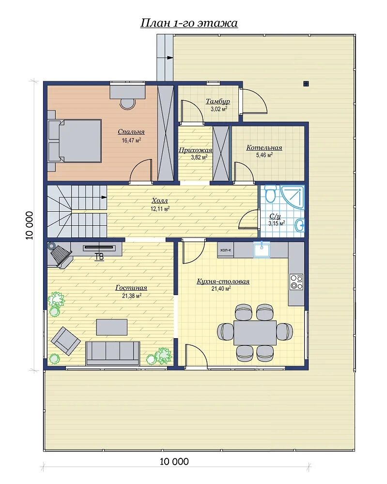 Планировки финских домов с сауной или террасой Small house design architecture, 