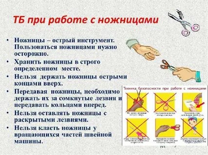 Безопасность на уроках технологии 5 класс