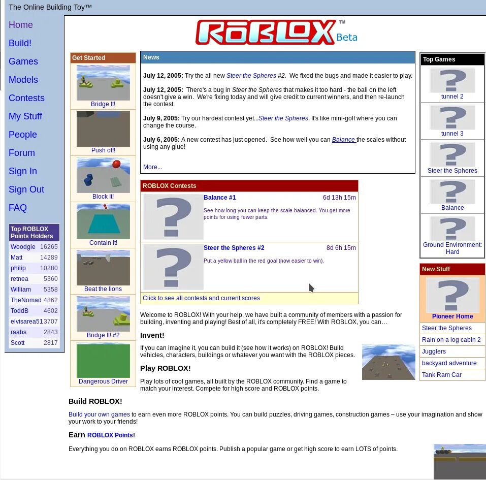 Roblox beta. Roblox beta