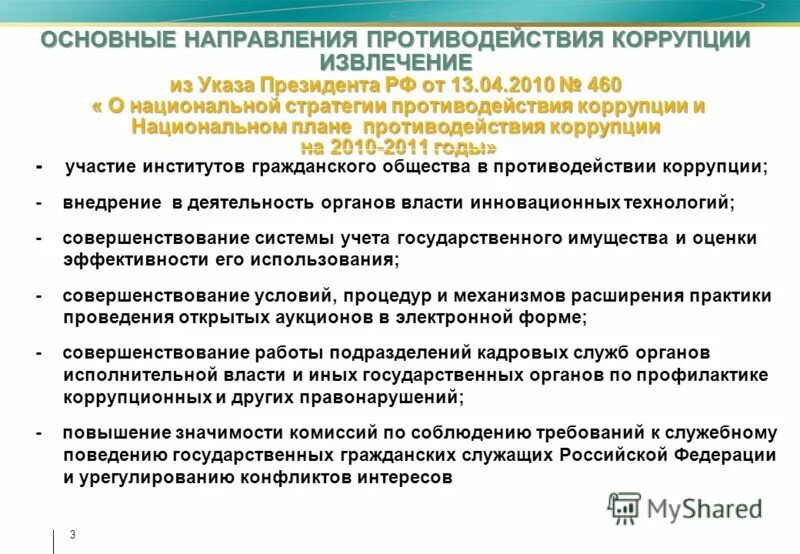 Проект противодействие коррупции проект