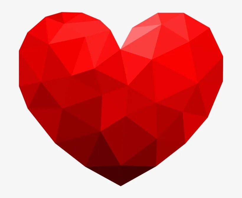 Polygon heart