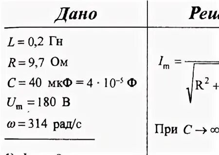 Сила тока в катушке индуктивностью 0.2 гн