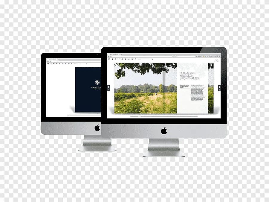 Output screen