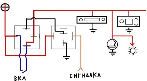 Схема аварийной кнопки