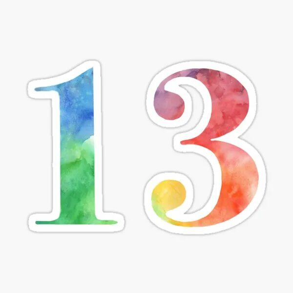 Рисунок b 13. Цифра 13 цветная. Цифра 13 Радужная. Цифры 12 радужные. Радужные цифры 11.